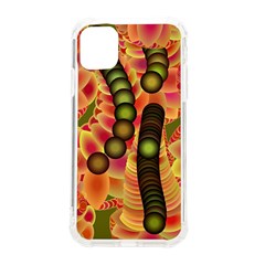 Abstract Background Digital Green Iphone 11 Tpu Uv Print Case by Ravend