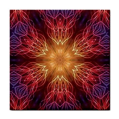 Fractal Abstract Artistic Tile Coaster