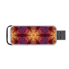 Fractal Abstract Artistic Portable Usb Flash (two Sides)