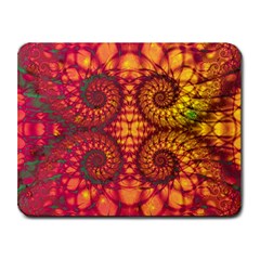 Abstract Art Pattern Fractal Design Small Mousepad by Ravend