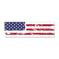 America Unite Stated Red Background Us Flags Sticker (bumper) by Jancukart