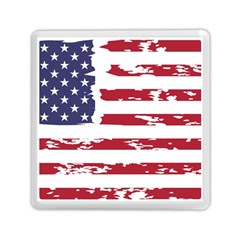 America Unite Stated Red Background Us Flags Memory Card Reader (square) by Jancukart