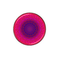 Geometric Pattern Line Art Kaleidoscope Symmetry Hat Clip Ball Marker (4 Pack) by Jancukart