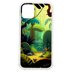 Jungle Rainforest Tropical Forest Jungle Scene Iphone 12 Mini Tpu Uv Print Case	 by Jancukart