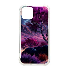 Landscape Landscape Painting Purple Purple Trees Iphone 11 Pro 5 8 Inch Tpu Uv Print Case by Jancukart