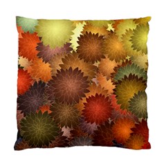 Flower Flora Decoration Pattern Drawing Floral Standard Cushion Case (one Side) by Jancukart