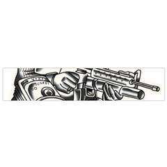 Scarface Movie Traditional Tattoo Small Premium Plush Fleece Scarf by tradlinestyle