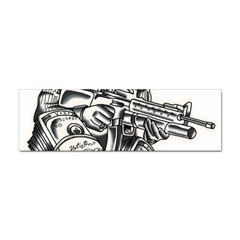Scarface Movie Traditional Tattoo Sticker Bumper (100 Pack) by tradlinestyle