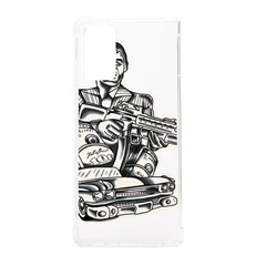 Scarface Movie Traditional Tattoo Samsung Galaxy Note 20 Tpu Uv Case by tradlinestyle