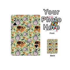 My Neighbor Totoro Pattern Playing Cards 54 Designs (mini) by danenraven