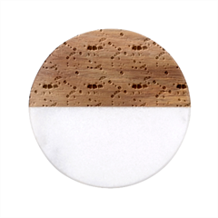 My Neighbor Totoro Pattern Classic Marble Wood Coaster (round)  by danenraven