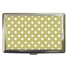 Lime Green Polka Dots Cigarette Money Case