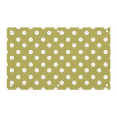 Lime Green Polka Dots Banner and Sign 5  x 3 