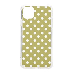 Lime Green Polka Dots iPhone 11 Pro Max 6.5 Inch TPU UV Print Case