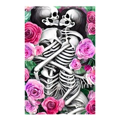 Floral Skeletons Shower Curtain 48  X 72  (small)  by GardenOfOphir