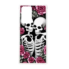 Black And White Rose Sugar Skull Samsung Galaxy Note 20 Ultra Tpu Uv Case by GardenOfOphir