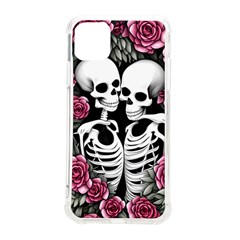 Black And White Rose Sugar Skull Iphone 11 Pro Max 6 5 Inch Tpu Uv Print Case by GardenOfOphir