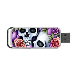 Floral Skeletons Portable Usb Flash (two Sides) by GardenOfOphir