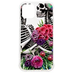 Gothic Floral Skeletons Iphone 12/12 Pro Tpu Uv Print Case by GardenOfOphir