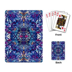 Denim On Pour Playing Cards Single Design (rectangle) by kaleidomarblingart