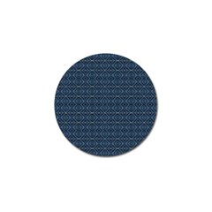Blue Diamonds Motif Fancy Pattern Design Golf Ball Marker by dflcprintsclothing