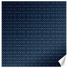 Blue Diamonds Motif Fancy Pattern Design Canvas 12  X 12  by dflcprintsclothing