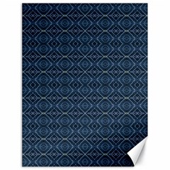 Blue Diamonds Motif Fancy Pattern Design Canvas 18  X 24  by dflcprintsclothing