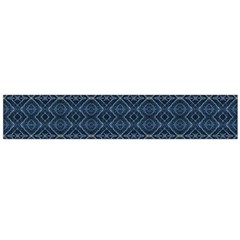 Blue Diamonds Motif Fancy Pattern Design Large Premium Plush Fleece Scarf  by dflcprintsclothing