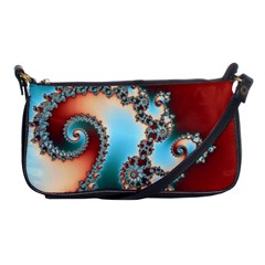 Fractal Spiral Art Math Abstract Shoulder Clutch Bag