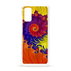 Fractal Spiral Bright Colors Samsung Galaxy S20 6 2 Inch Tpu Uv Case