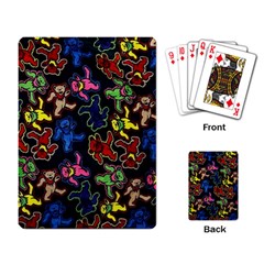 Bears Colors Dead Head Deadhead Grateful Dead Playing Cards Single Design (rectangle)