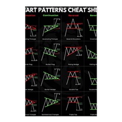 Chart Pattern Shower Curtain 48  X 72  (small) 