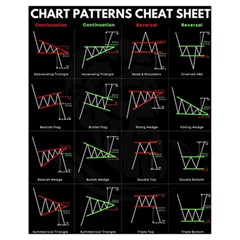Chart Pattern Drawstring Bag (small)