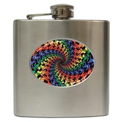 Deadhead Bears Band  Colorsdead Head Grateful Dead Pattern Hip Flask (6 oz)