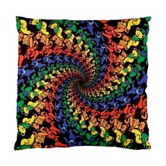 Deadhead Bears Band  Colorsdead Head Grateful Dead Pattern Standard Cushion Case (one Side) by Sapixe