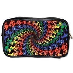 Deadhead Bears Band  Colorsdead Head Grateful Dead Pattern Toiletries Bag (One Side)