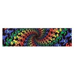 Deadhead Bears Band  Colorsdead Head Grateful Dead Pattern Oblong Satin Scarf (16  x 60 )