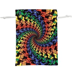 Deadhead Bears Band  Colorsdead Head Grateful Dead Pattern Lightweight Drawstring Pouch (XL)