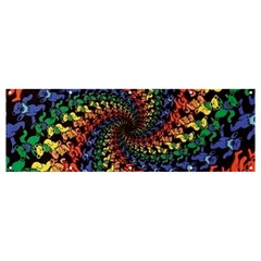 Deadhead Bears Band  Colorsdead Head Grateful Dead Pattern Banner and Sign 12  x 4 