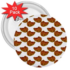 Biscuits Photo Motif Pattern 3  Buttons (10 Pack)  by dflcprintsclothing