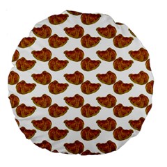 Biscuits Photo Motif Pattern Large 18  Premium Flano Round Cushions by dflcprintsclothing