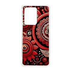 Bohemian Vibes In Vibrant Red Samsung Galaxy S20 Ultra 6 9 Inch Tpu Uv Case by HWDesign