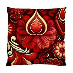 Bohemian Flower Drop Standard Cushion Case (two Sides) by HWDesign