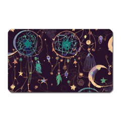 Bohemian  Stars, Moons, And Dreamcatchers Magnet (rectangular) by HWDesign