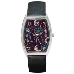 Bohemian  Stars, Moons, And Dreamcatchers Barrel Style Metal Watch by HWDesign