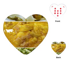 Italian Pasta Photo Montage Playing Cards Single Design (heart) by dflcprintsclothing