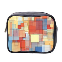 Art Abstract Rectangle Square Mini Toiletries Bag (two Sides)