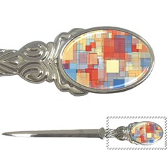 Art Abstract Rectangle Square Letter Opener