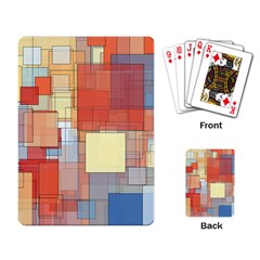 Art Abstract Rectangle Square Playing Cards Single Design (rectangle) by Ravend
