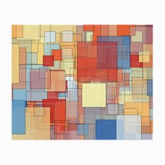 Art Abstract Rectangle Square Small Glasses Cloth (2 Sides) by Ravend
